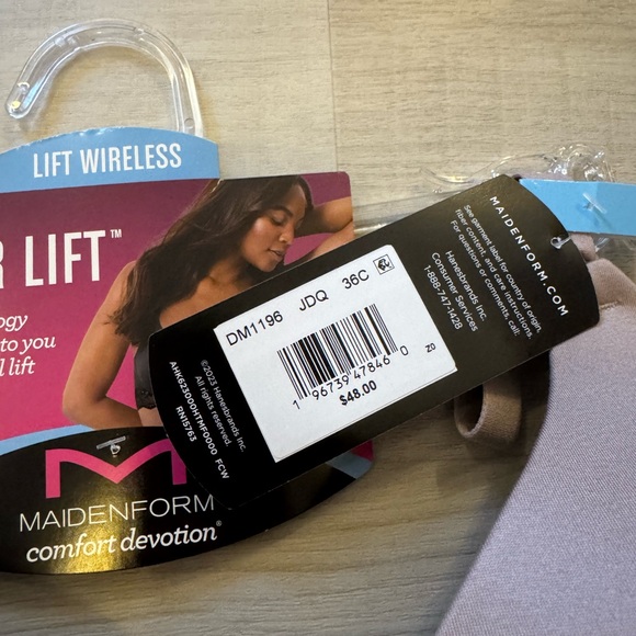 Maidenform Cream Wireless Bra - Picture 3 of 5